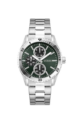 Guess Gugw1061g1 Quartz Çelik Gri Yeşil Kadran 43 Mm Erkek Kol Saati