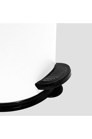 Banyo Seti 2'li Beyaz Renk 3l Çöp Kovası + Klozet Fırçası Kolay Temizlik Beyaz