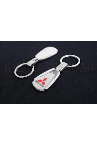 Mitsubishi Metal Oval Anahtarlık Şık Kaliteli Aksesuar Çanta Araba New