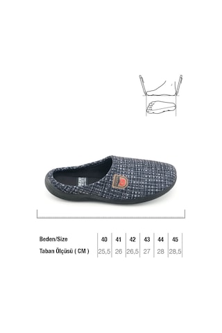 Gezer Erkek Kışlık Pu Rahat Taban Ev Bahçe Gondol Terlik Siyah