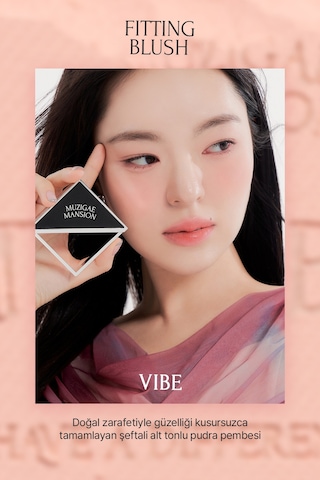 Ciltle Bütünleşen Ve Pürüzsüzleştiren, Yumuşak Dokulu Allık Muzıgae Mansıon Fitting Blush 04 Vibe 04 Vibe