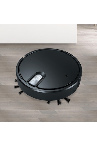 Suntek Profesyonel Otomatik Elektrikli Süpürge Robotu Siyah