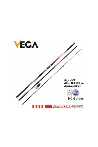 Vega Potenza Archer Surf 4.25 Mt 100-300 Gr Olta Kamışı