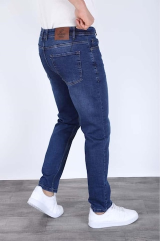 Blayn Jeans Erkek Regular Kalıp Likralı Esnek Kot Pantolon Lacivert