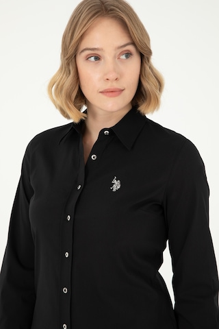 U.s. Polo Assn. Kadın Siyah Gömlek Basic 50293919-vr046 Siyah