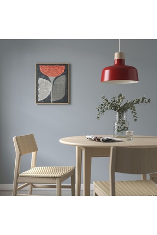 Çerçeveli Resim, Çok Renkli, 40x50 Cm, Portakal Çi Çeği , Meşe Görünüm