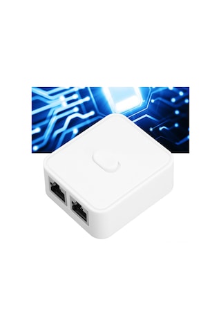 Springsun Gigabit Ağ Anahtarı 10/100/1000mbps Poe Uzatıcı - 2 Giriş 1 Çıkış/1 Giriş 2 Çıkış Rj45 Ethernet Dağıtıcı, Cat6 Uyumlu, Enerji Gerektirmeyen Abs Malzeme