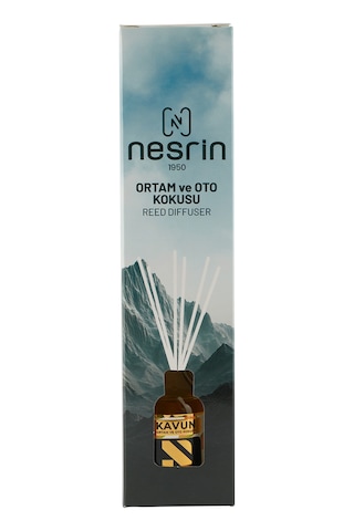 Nesrin Kavun 50 Ml Çubuklu Oda Ve Oto Kokusu Reed Diffuser, Kalıcı Ortam Kokusu - 8690352954100ka