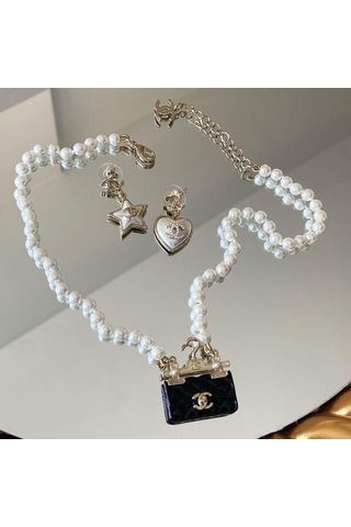 İncili Vintage Gold Çelik Set Çok renkli