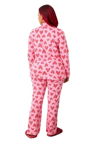 Ersefa Kadın Şekerlemeli Pijama Takımı Fonksiyonel Dayanıklı Kaliteli Ko Pembe