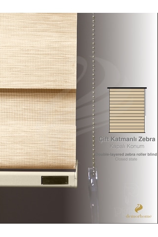 Br Demor Home Bal Rengi Bambu Zebra Yüksek Kalite Metal Kasa Bal Rengi