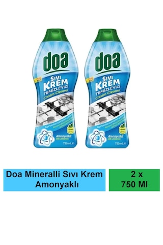 Doa Sıvı Krem Amonyaklı Temizleyici 750 Ml Vegan X 2 Adet 2'li Set