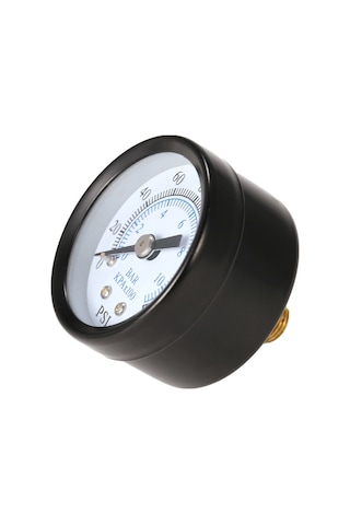 Yunboo 40mm Çift Ölçekli Göstergeli Basınç Ölçer, 0-10bar/0-160psi, 1/8" Npt Dişli, Metal Hidrolik Manometre Ts-40