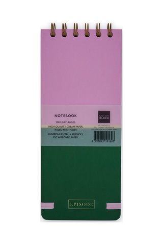 15x21 Spiralli Colourblock Duo - Candy Fern Çok Renkli