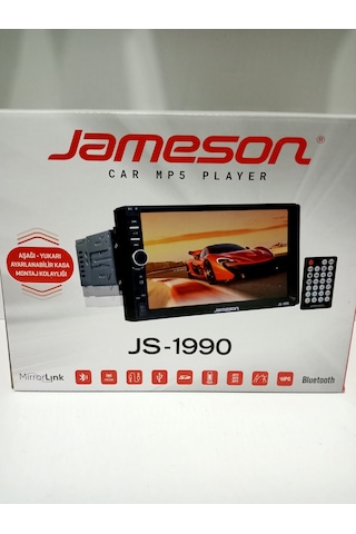 Jameson İnce Kasa Double Teyp - Aşağı Yukarı Ayarlı Ekranlı Teyp