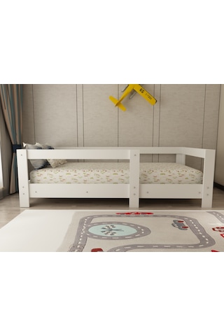 Herseycik Ninnimo Mdf Montessori Karyola Y2 Beyaz - Y 1045 Beyaz