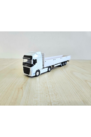 1/64 Ölçek Volvo Fh4 Sal Dorseli Tır Maketi 25 Cm Boy