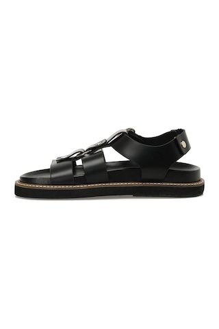 Nine West Hermon 5fx Siyah Kadın Kalın Taban Sandalet 000000000101944629 Siyah