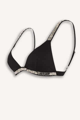 Defacto Lilyrose X Defacto Regular Fit Bikini Üstü H9443ax26hsbk81 Siyah-bk81