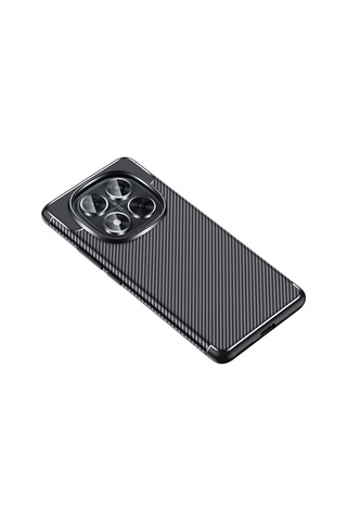 Vendas Xiaomi Redmi Note 14 Pro 5g Kılıf Zore Negro Silikon Kapak + Kamera Lens Koruyucu + Polymer Nano Ekran Koruyucu Siyah