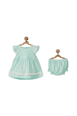 Andywawa AC22809 Summer Paradise Bebek Elbise Set Mint