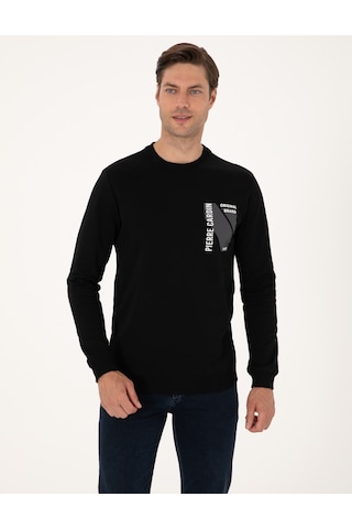 Pierre Cardin Erkek Siyah Sweatshirt 50317750-vr046 Siyah