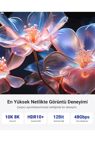 Ugreen 8k Hdmı Görüntü Aktarma Kablosu, 5 Metre, 40182