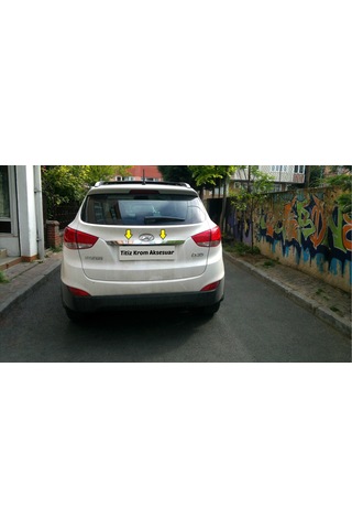 Hyundaı İx35 Krom Bagaj Üst Çıtası Aksesuarı Paslanmaz Çelik