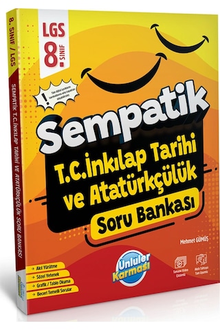 Ünlüler 8. Sınıf Lgs Tc İnkılap Tarihi Ve Atatürkçülük Sempatik S