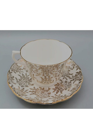 Vintage Gold Royal Vale Çay Fincanı Altın