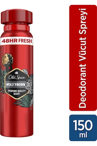 Old Spice Wolfthorn 48H Erkek Sprey Deodorant 150 ML