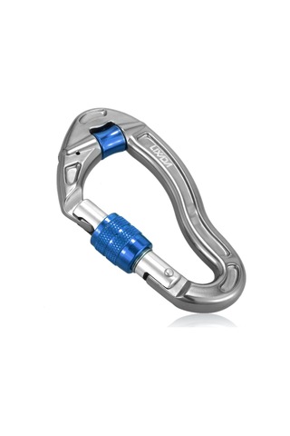 Lixada 25kn Takılmayan Karabina D Şekilli Karabina Hızlı Klips Ekipmanı Vida Kilidi Kamp Kayası Tırmanma Seyahat Hamak Anahtarlık Karabina