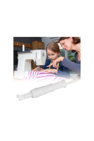 Tenfowee Ev İçin Beyaz Makine İğne İpliği Aracı - Hızlı İpleme Ve İğne Değiştirme, Zekice Tasarım, Göz Problemleri İçin Uygun Beyaz