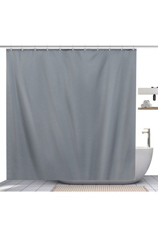 Duş Perdesi 180x180 Tekstil Banyo Perdesi Küf Tutmaz, Su İtici, Yıkanabilir Diğer