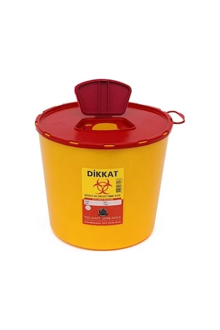 Bilal Kağıtçılık Sk006595 Tıbbi Atık Kutusu 5 Lt Çok Renkli