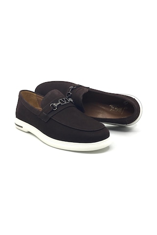 Lisan Sohes Lisans Shoes 245 %100 Hakiki Deri Erkek Günlük Ortopedik Rahat Yazlık Casual Ayakkabı Yeni Sezon 40-44 Kahverengi Nubuk