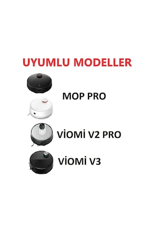 Xiaomi Mop Pro- Viomi V2-V3-Se Uyumlu 4 Adet Hepa Filtre
