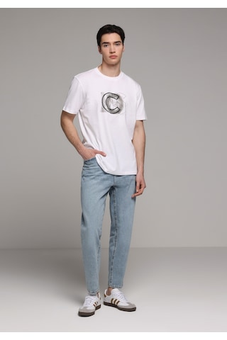 Colin's Colins Regular Fit Yuvarlak Yaka Düz Erkek Beyaz Kısa Kol Tişört Cl1081617 Q1.v2 Ofw