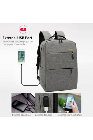 Pazly Geniş Kapasiteli Oxford Kumaş Bilgisayar Çantası Seti - Şık İş & Seyahat Çantası Lacivert