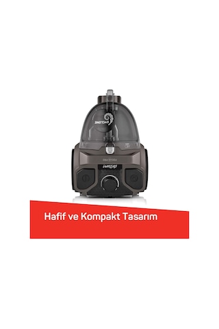 Arzum AR4137 Focus Pro Cyclone 1.8 LT Toz Hazneli HEPA Filtreli Elektrikli Süpürgesi
