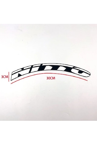 Lastik Yazısı / Araba Lastik Yazısı / Tire Text Nitto 8 Li Set + Yapıştırıcı+zımpara