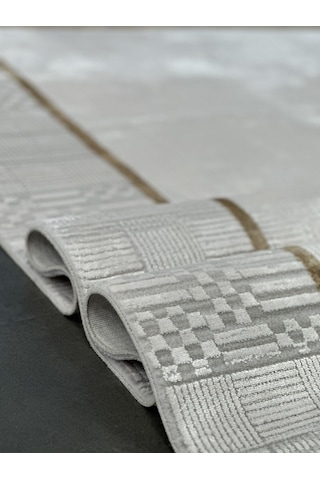 Woolen Halı Valentin Viscon Akrilik Halı 6255 Gold Renkli
