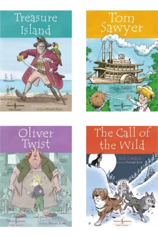 8-13 Yaş İngilizce Çocuk Klasikleri Hikaye Seti 16lı/english Stories For Children + Telefon Tutucu
