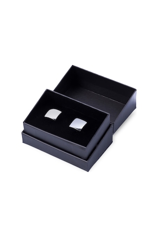 Hatemoğlu Gri Desenli Kare Kol Düğmesi 110110etc001 A02