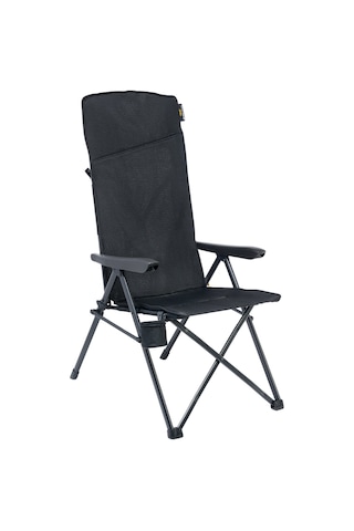 Uquip Justy Xl Comfort+ Black Edition 3 Pozisyonlu Konforlu Kamp Sandalyesi Siyah