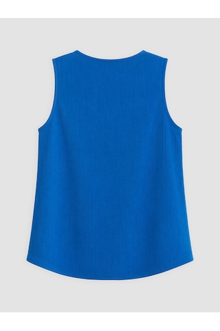 Lcw Everyday Lacivert V Yaka Fitilli Bluz