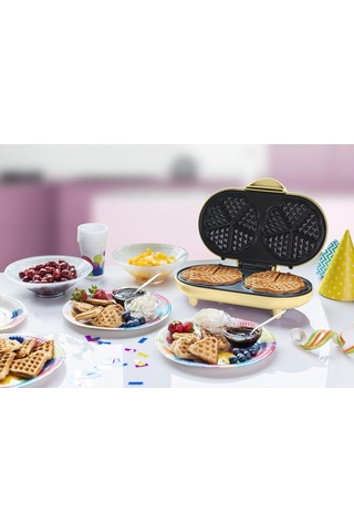 Bestron Sweet Dreams Çift Kalp 700 W Waffle Makinesi