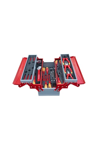 İzeltaş 8420 Elektrikçi Takım Çantası 5 Gözlü 45 Parça – 8420005046