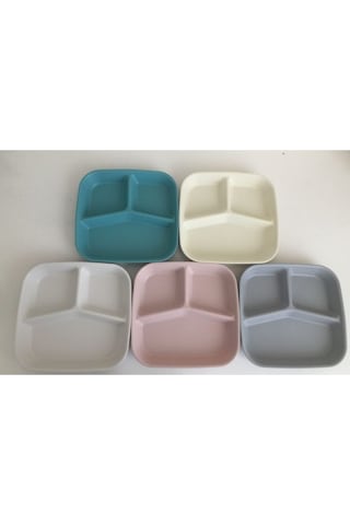 Mira-life 3 Bölmeli Kahvaltı Tabağı Tabldot