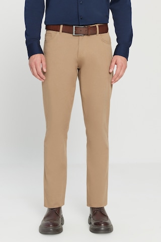Ac&Co / Altınyıldız Classics Slim Fit Dar Kesim Pamuklu Chino Erkek Pantolon - Camel